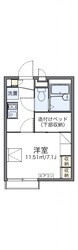 レオパレスグリーンベールの物件間取画像